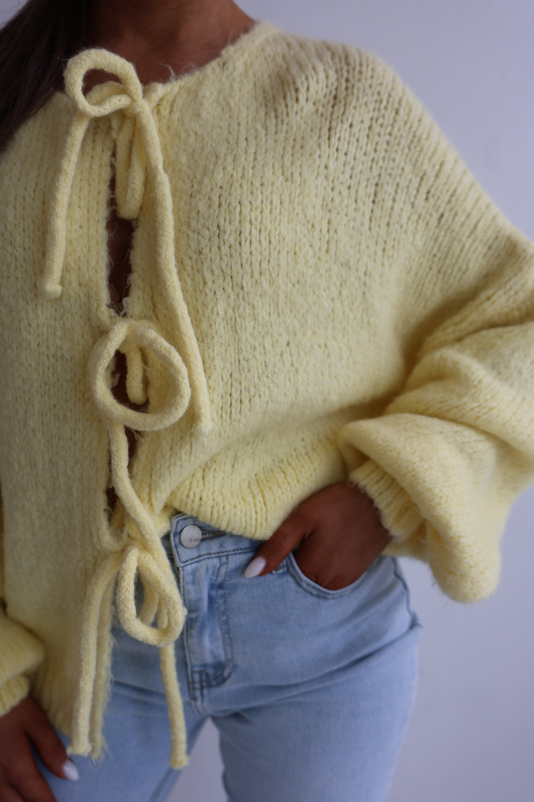 Cardigan mit Schleifen Lilly (langarm)