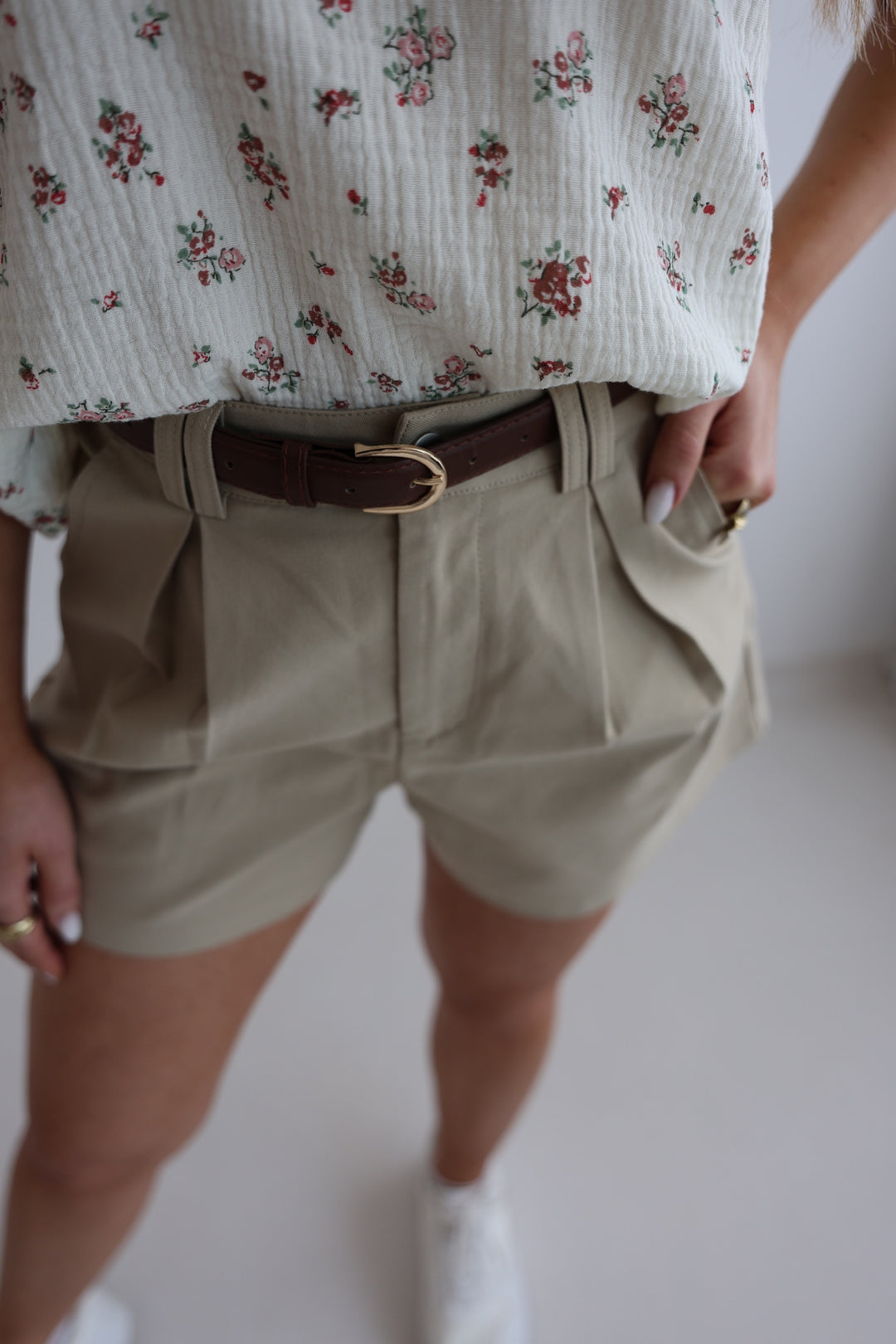 Bermudashorts mit Gürtel Lena