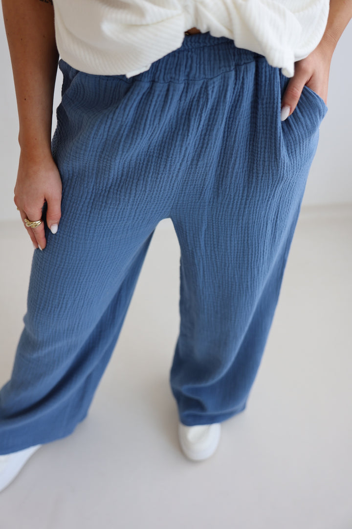 Lange Musselinhose Casual