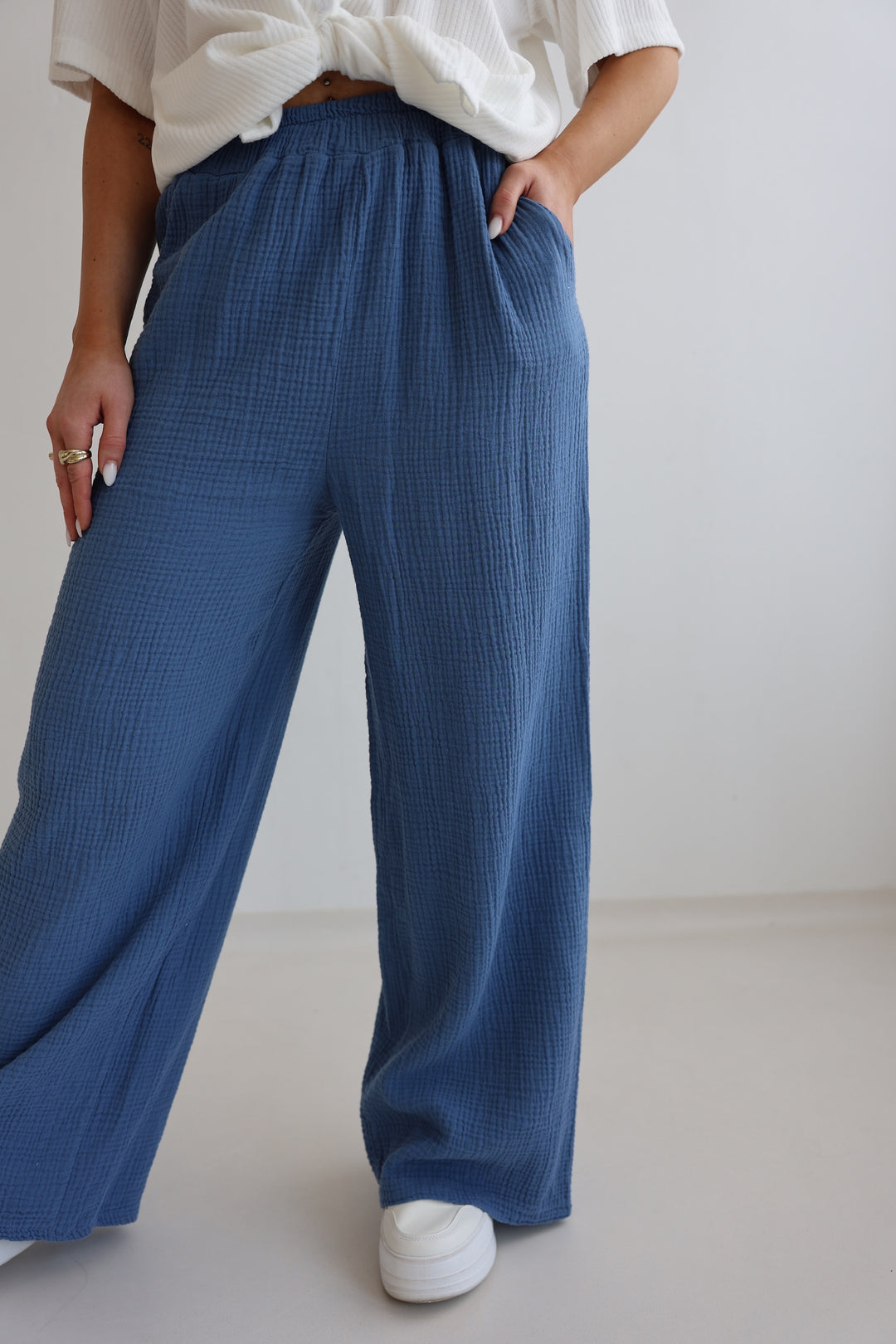 Lange Musselinhose Casual