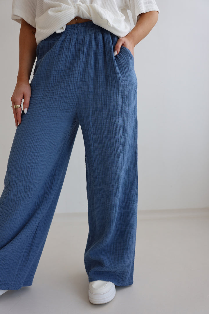 Lange Musselinhose Casual