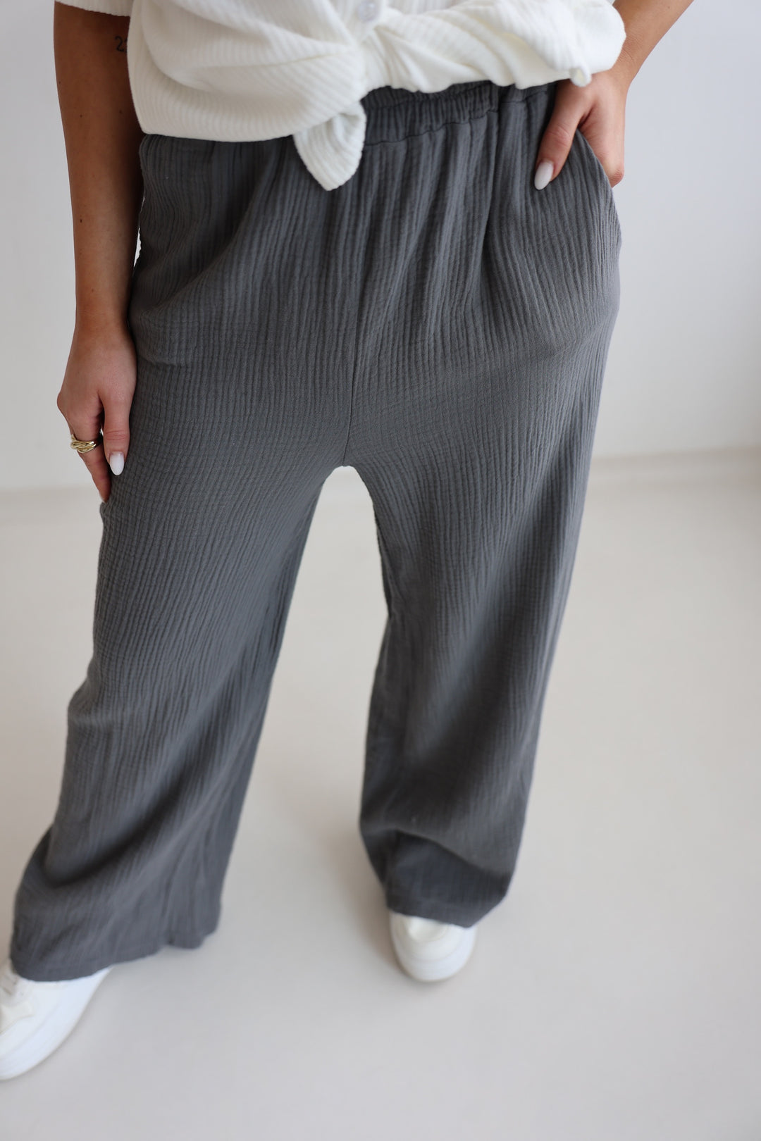 Lange Musselinhose Casual