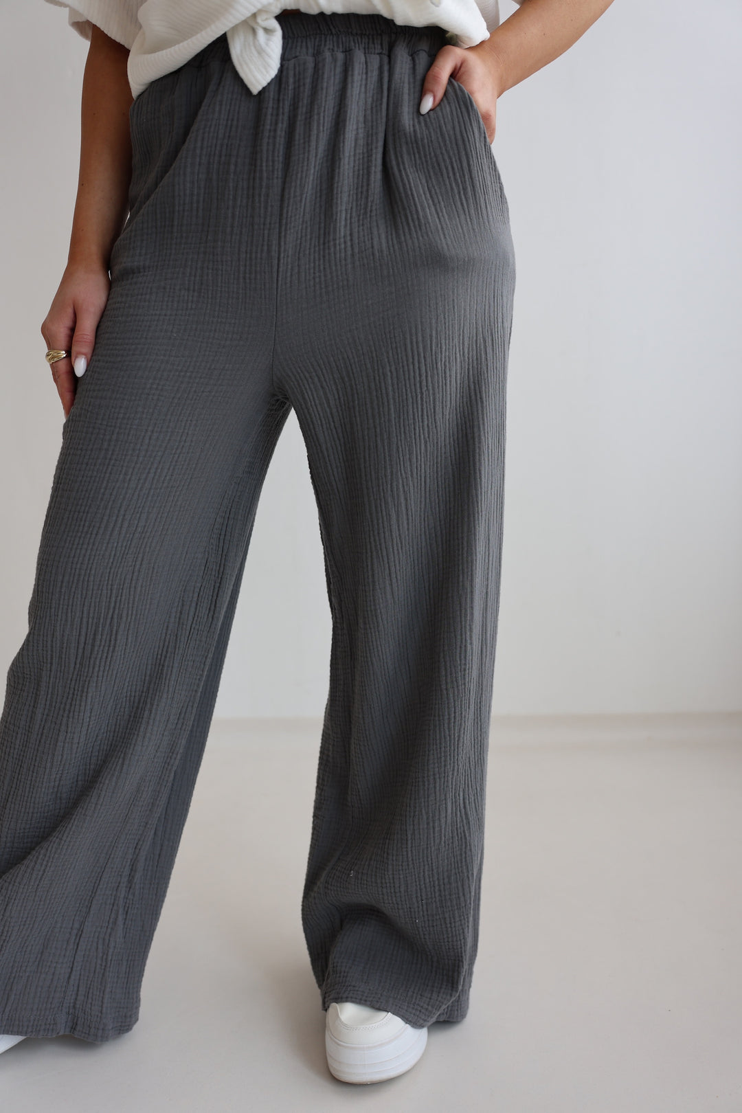 Lange Musselinhose Casual