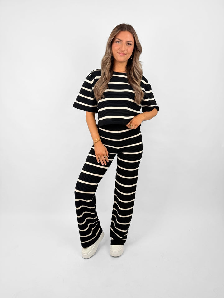 Cropped T-Shirt Sandy Stripes