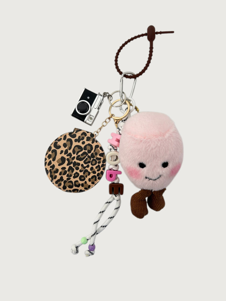 Bag Charm Marshmallow Mirrow